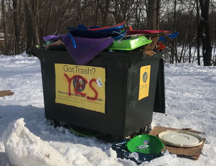 Why You Should Avoid Having Overflowing Garbage Bins - Sweitzer Waste