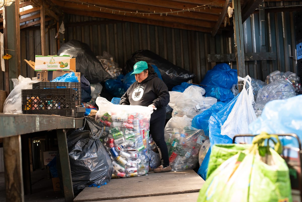 ‘Don’t lock up the trash!’ say the recyclers