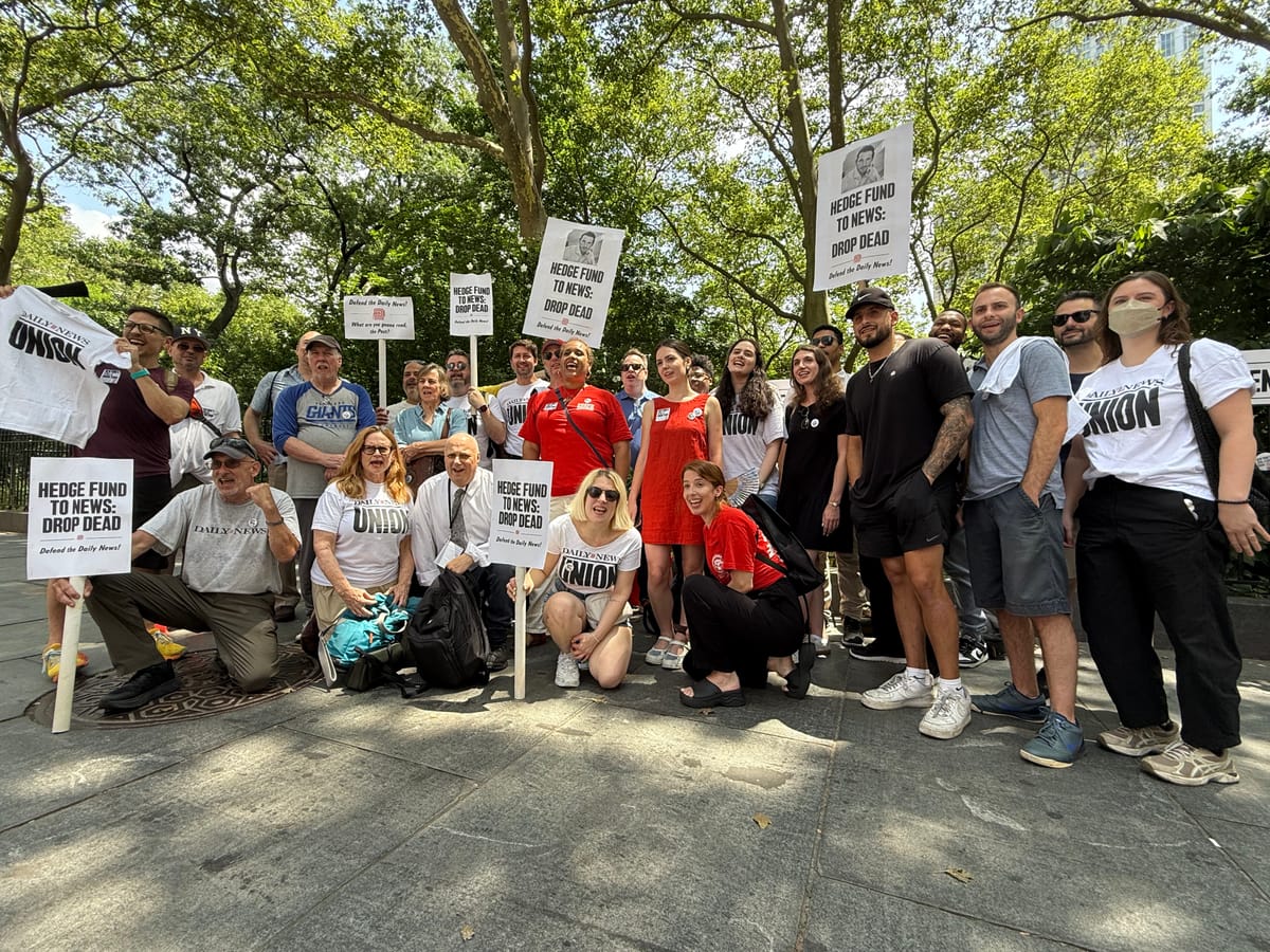 The New York Daily News Union is still fighting this newspaper-murdering hedge fund