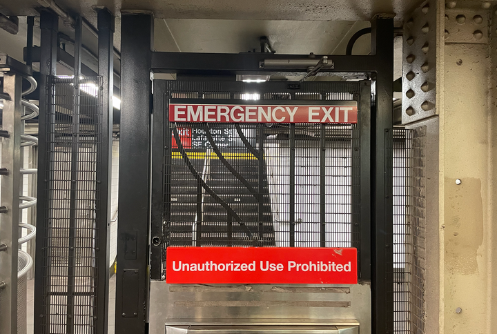 The MTA’s emergency exits aren’t any good if they’re locked