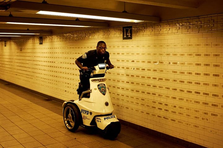 Have you ever seen the police actually do anything useful in the subways?